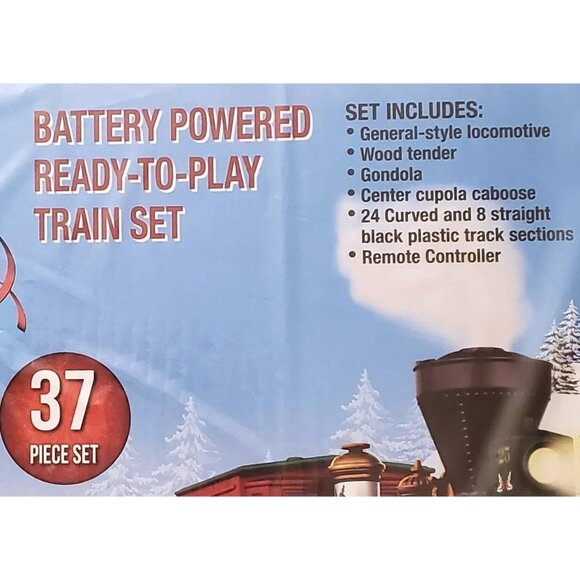 HAMMACHER SCHLEMMER LIONEL CLASSIC NORTH POLE CENTRAL LINES CHRISTMAS TRAIN SET - Picture 12 of 16